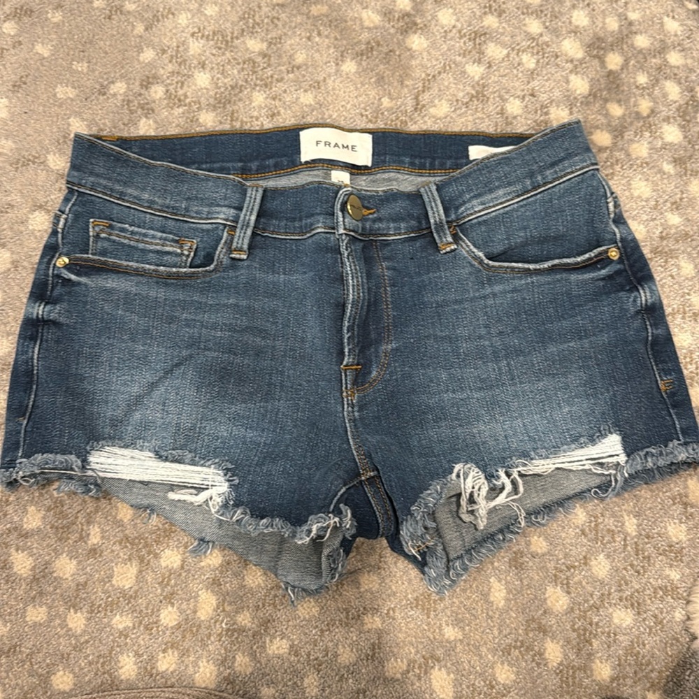 Frame denim cutoff shorts